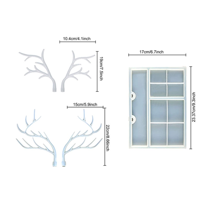 Siy Cetakan Resin Bentuk Tanduk Rusa Untuk Membuat Perhiasan