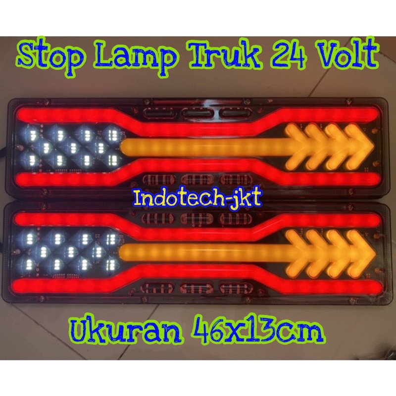 Stop Lamp Lampu Belakang Truk 24 Volt Lamborgini