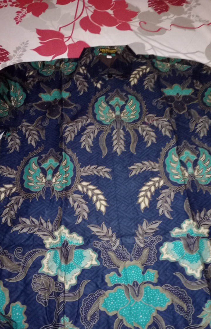 Kemeja Batik Prabu Bahan Katun Baturaden Reguler Fit A103