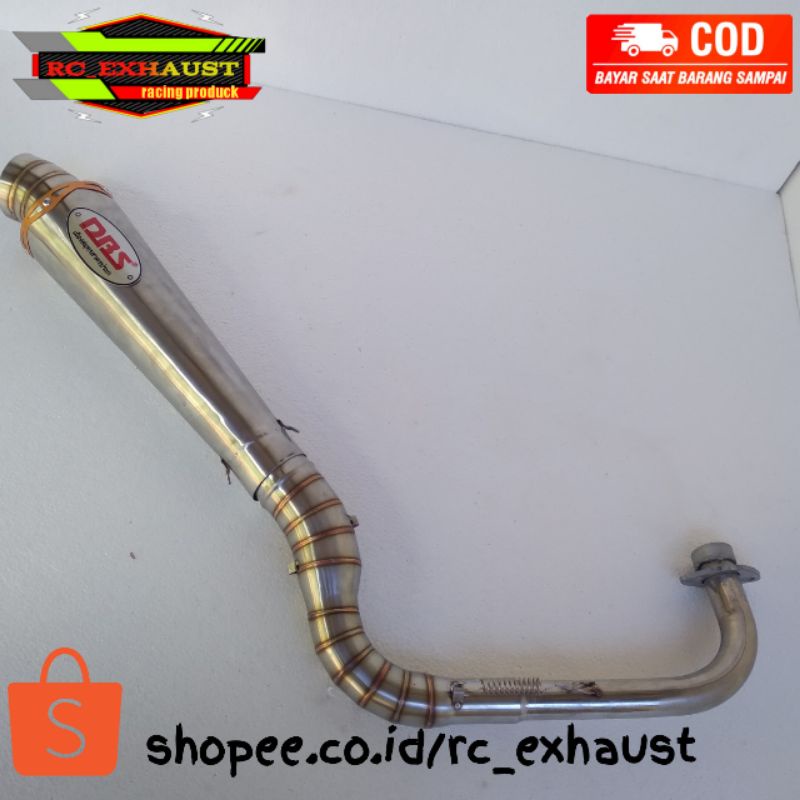 Knalpot racing DBS mio sporty z m3 fino BEAT lama karbu fi injeksi vario tehno 110 125 150