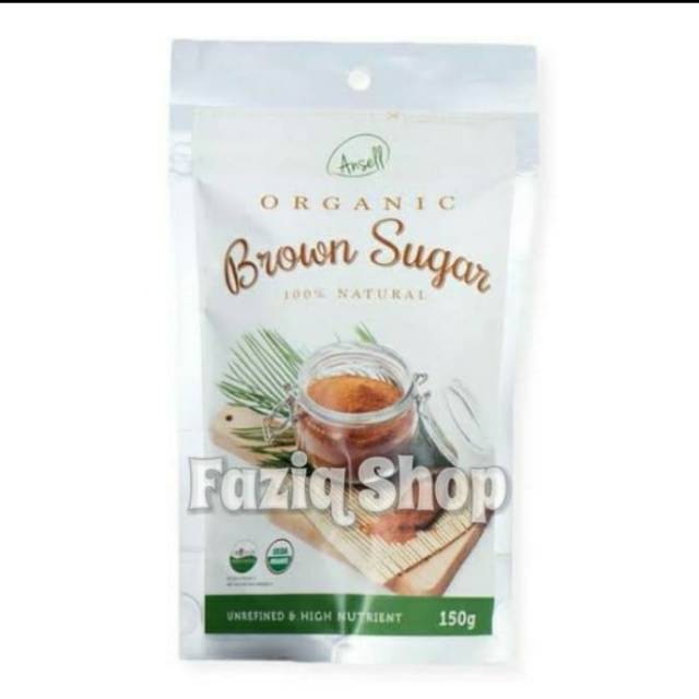 

Ansell Organic Brown Sugar 150gr