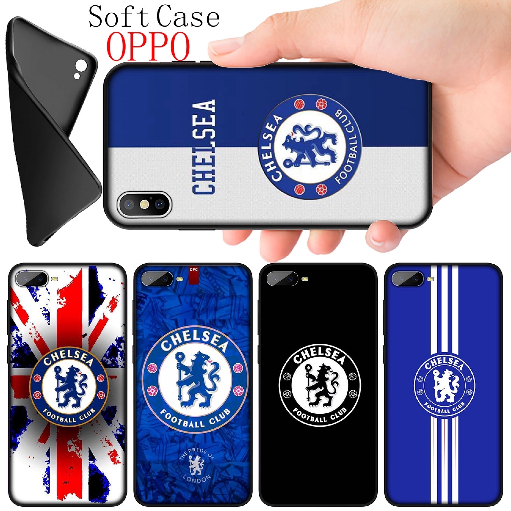 Soft Case HP Motif Chelsea FC untuk OPPO Reno Z/2/10X/A1K