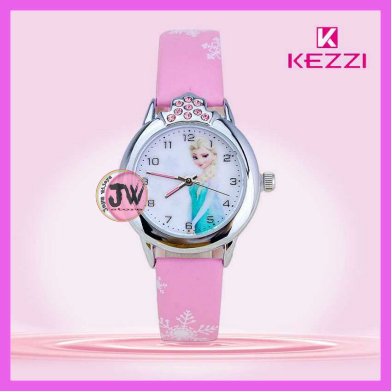 JW Jam Tangan Anak Wanita Jam Tangan Anak Perempuan Karakter Princess Frozen Jam Tangan