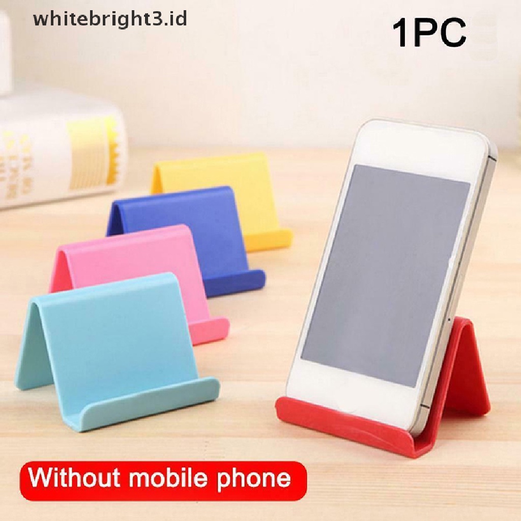 (whitebright3.id) Stand Holder / Dudukan Ponsel / Tablet Universal Mini Serbaguna Untuk Meja