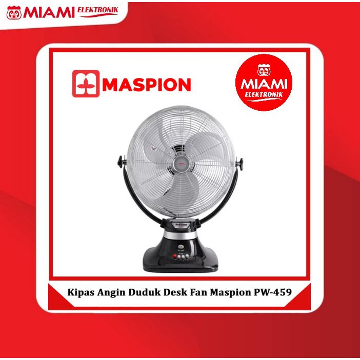 MASPION PW-459 KIPAS ANGIN / POWER DESK FAN 18 INC / PW459