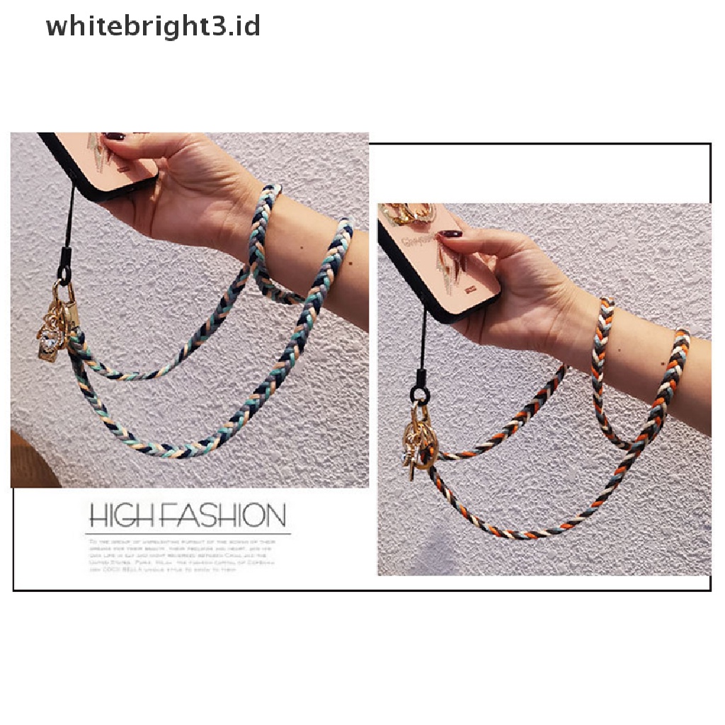 (whitebright3.id) Tali Lanyard Gantung Leher Anti Hilang Untuk Handphone