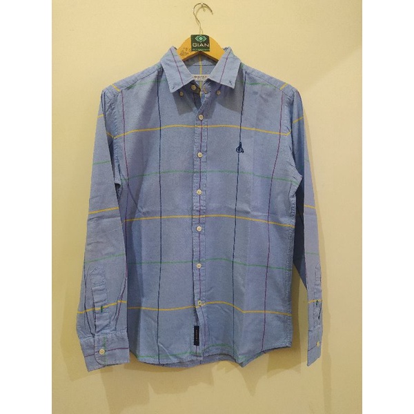 kemeja pria lengan panjang second branded original BEAN POLE.