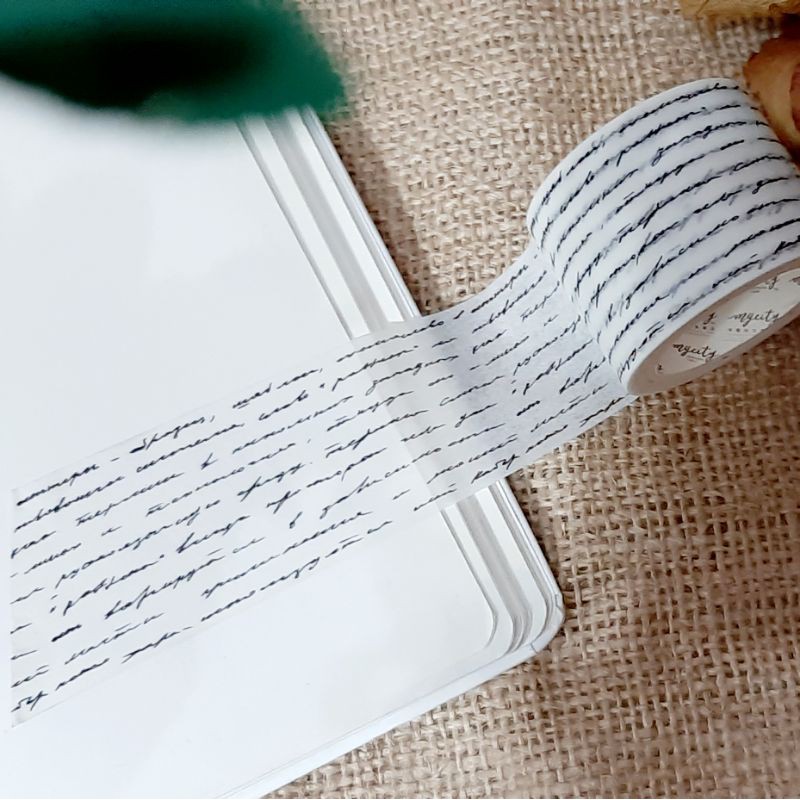 

Washi Tape motif tulisan dokter (1 roll) / Washi tape for DIY scrapbook / Solasi kertas