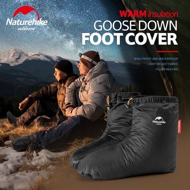 SEPATU GOOSE DOWN NATUREHIKE NH18S023-T // KAOS KAKI BULU ANGSA