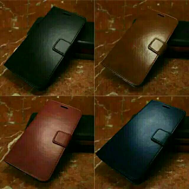 Terbaru!!! Leather case kulit flipcover casing sarung fs vivo  Y19