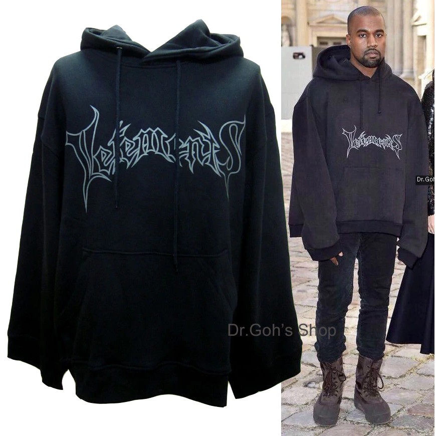 vetements oversized sweatshirt