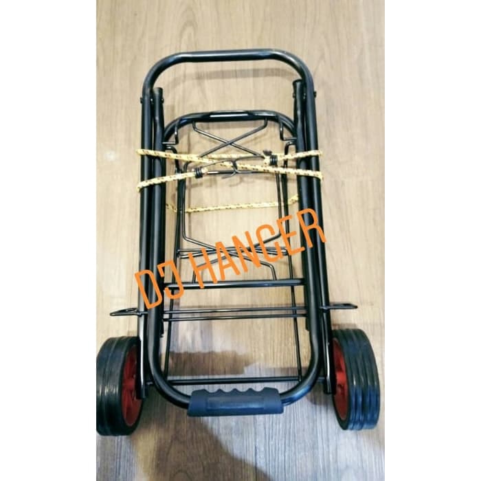 Troli | Troley | trolley Besi Hitam Lipat Serbaguna