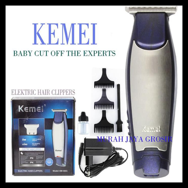 Cuci Gudang Kemei 5021 Alat Cukur Rambut Cordles Electrikc Hair Clipper
