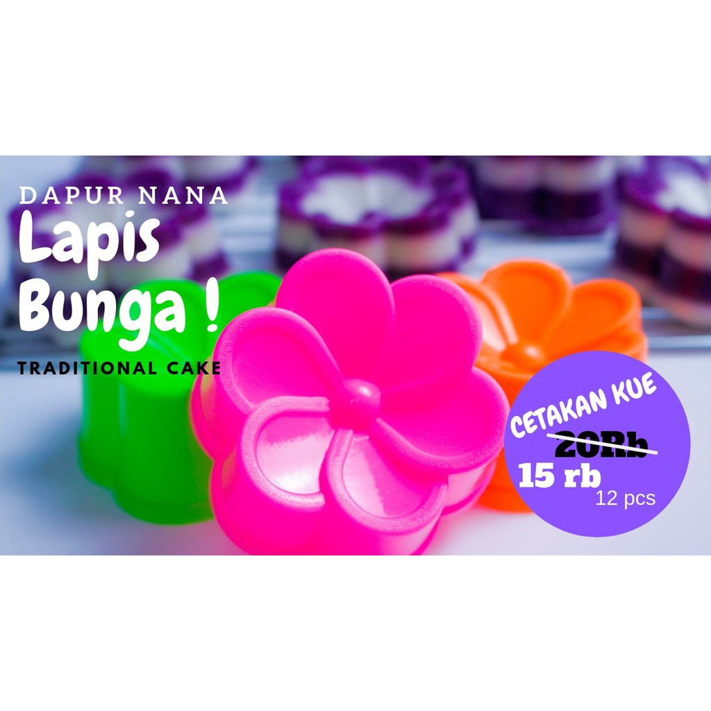Cetakan Bolu Kukus 12pcs/1lusin Talam/Puding/Jely/Agar/PutuAyu/TahuTelur Plastik