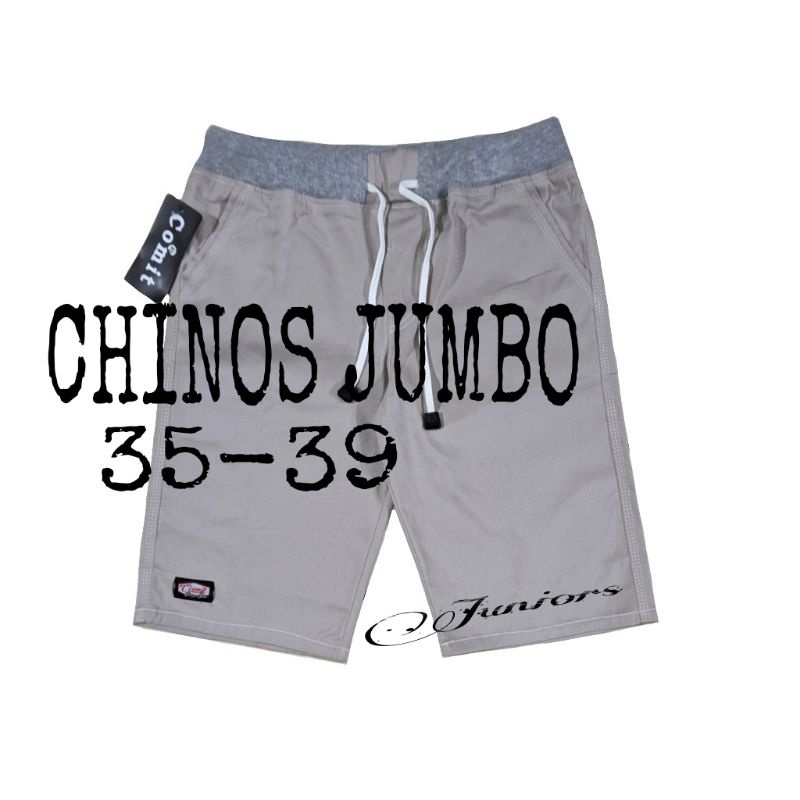 CELANA CHINOS PENDEK JUMBO KOMIT