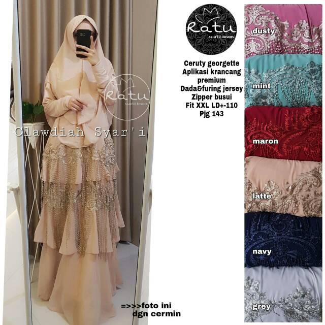 CLAWDIAH GAMIS SYARI MURAH SOLO