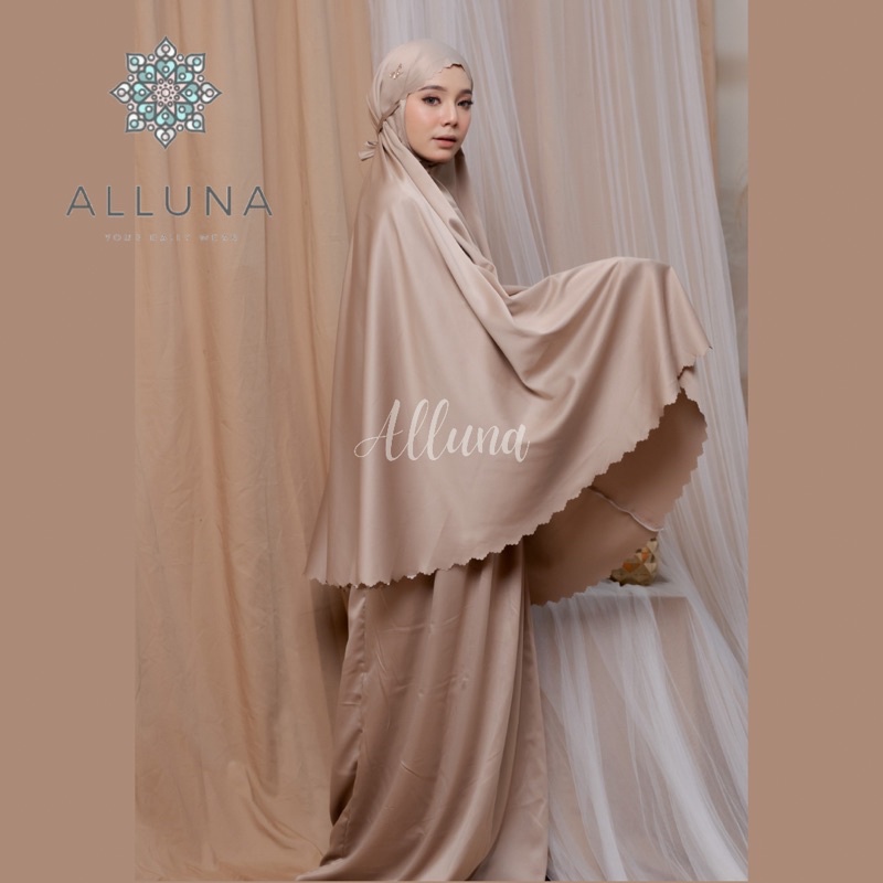 Mukena Wanita Dewasa Warna White Bahan Sutra Paris Kombinasi Renda Bordir Mewah Good Quality Murah M