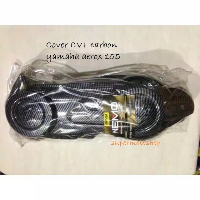 Cover CVT carbon yamaha aerox 155 tutup cvt carbon aerox 155 SP