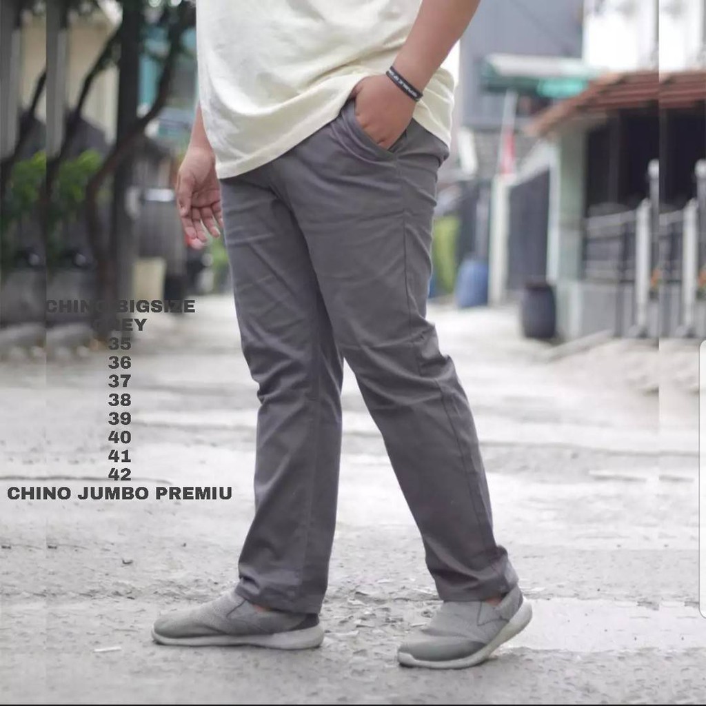 celana chino panjang pria / cino jumbo ukuran besar / chinos big size premium 35-44 BAYAR DI TEMPAT