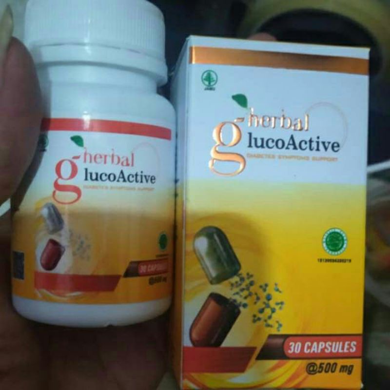 Glucoactive Asli 100 Original Herbal Glucoactive Obat Diabetes Dan Kencing Manis Shopee Indonesia