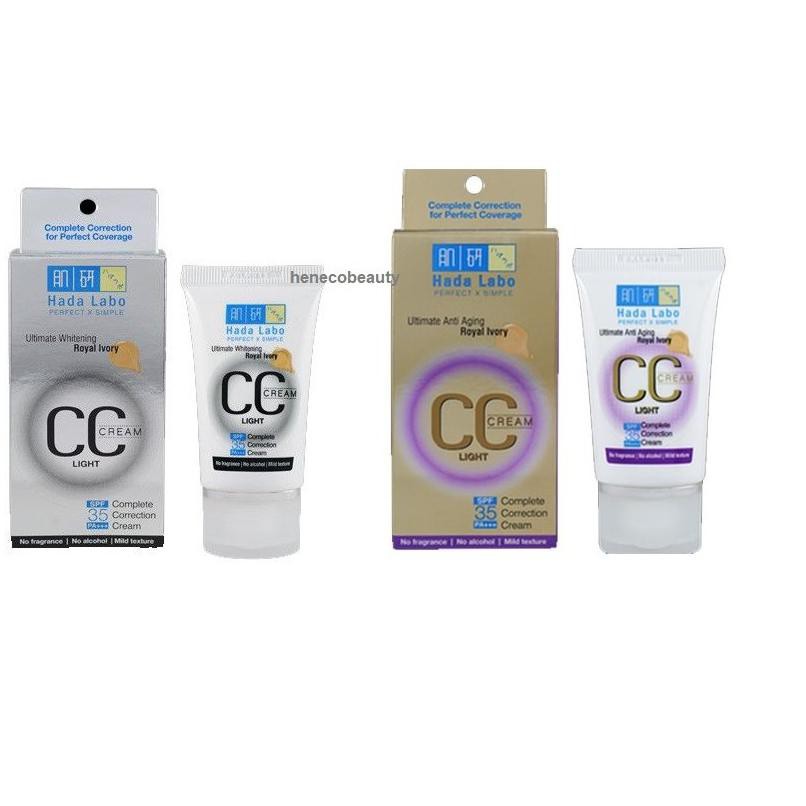 TOP SELLER HADA LABO Ultimate Anti Aging | Whitening CC Cream SPF 35 PA+++ 25gr FULL C@D11 ....