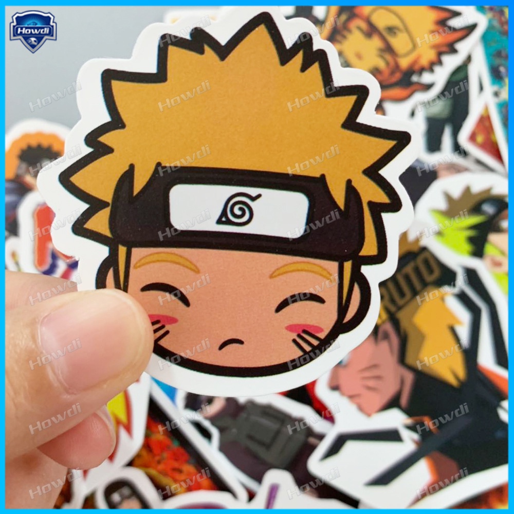 Stiker Motif Anime Naruto Tahan Air Untuk Helm Motor