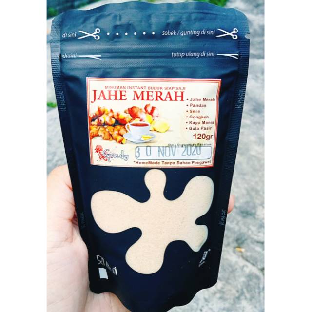 

JAHE MERAH INSTAN MURNI 120 Gram