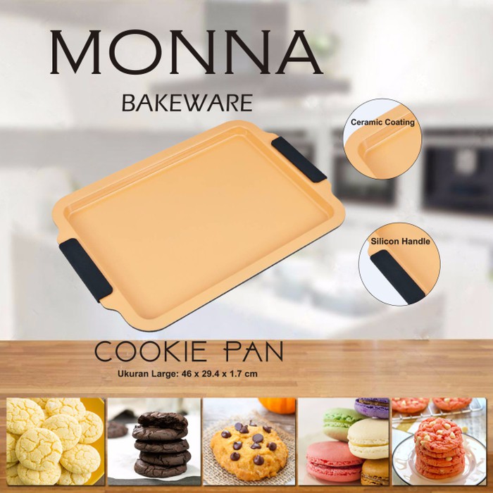 Wajib Punya Loyang Lengser Pan 46cm Monna Large Kotak Cookie Kue Kering Import Adptr Shopee Indonesia