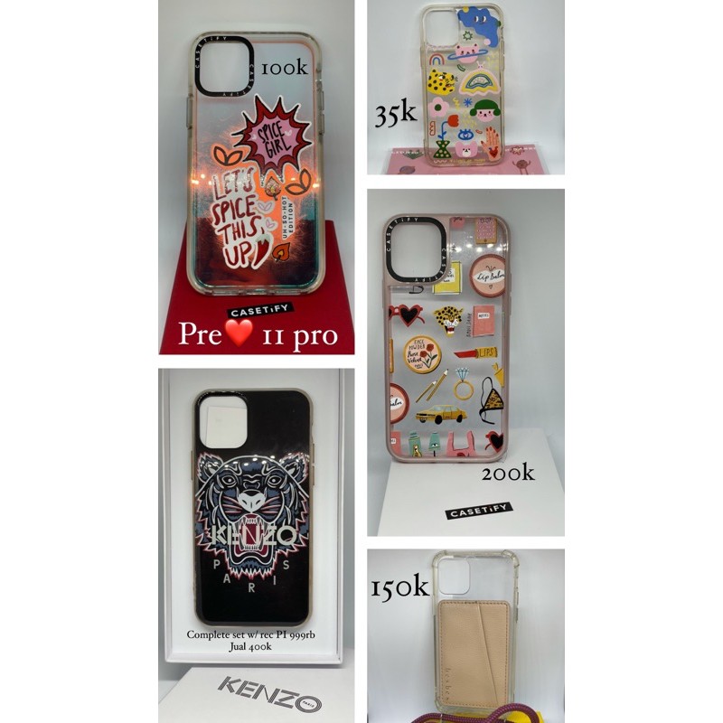 CASETIFY KENZO BESBES CASE IPHONE 11 PRO PRELOVED