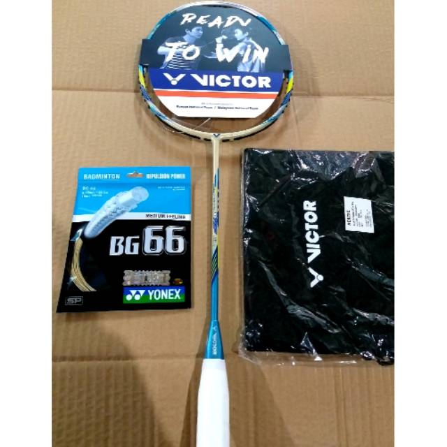 RAKET VICTOR HYPERNANO X 7SP ORIGINAL SIAP PAKAI