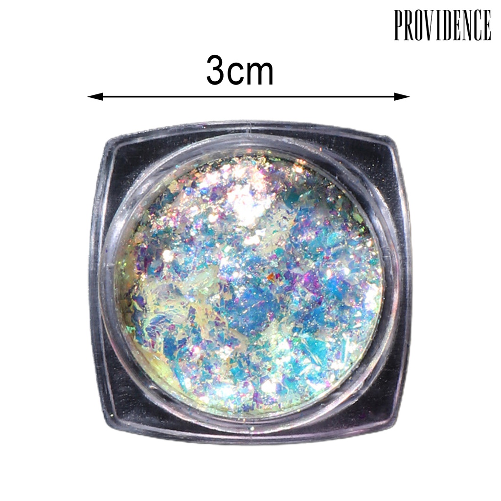 Providence 1 Botol Payet Glitter Cellophane Berkilau Untuk Dekorasi Nail Art / Manicure