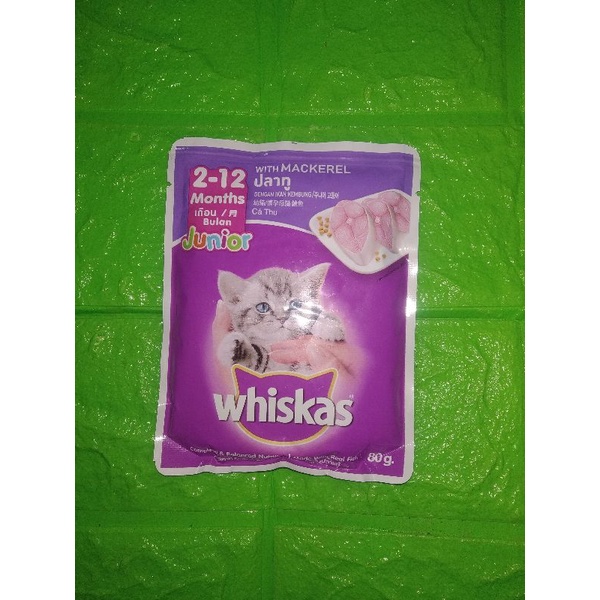 Makanan Kucing WetFood Whiskas Junior sachet