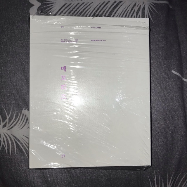 BTS MEMORIES OF 2017 FULLSET WITH TAEHYUNG PC (RARE)
