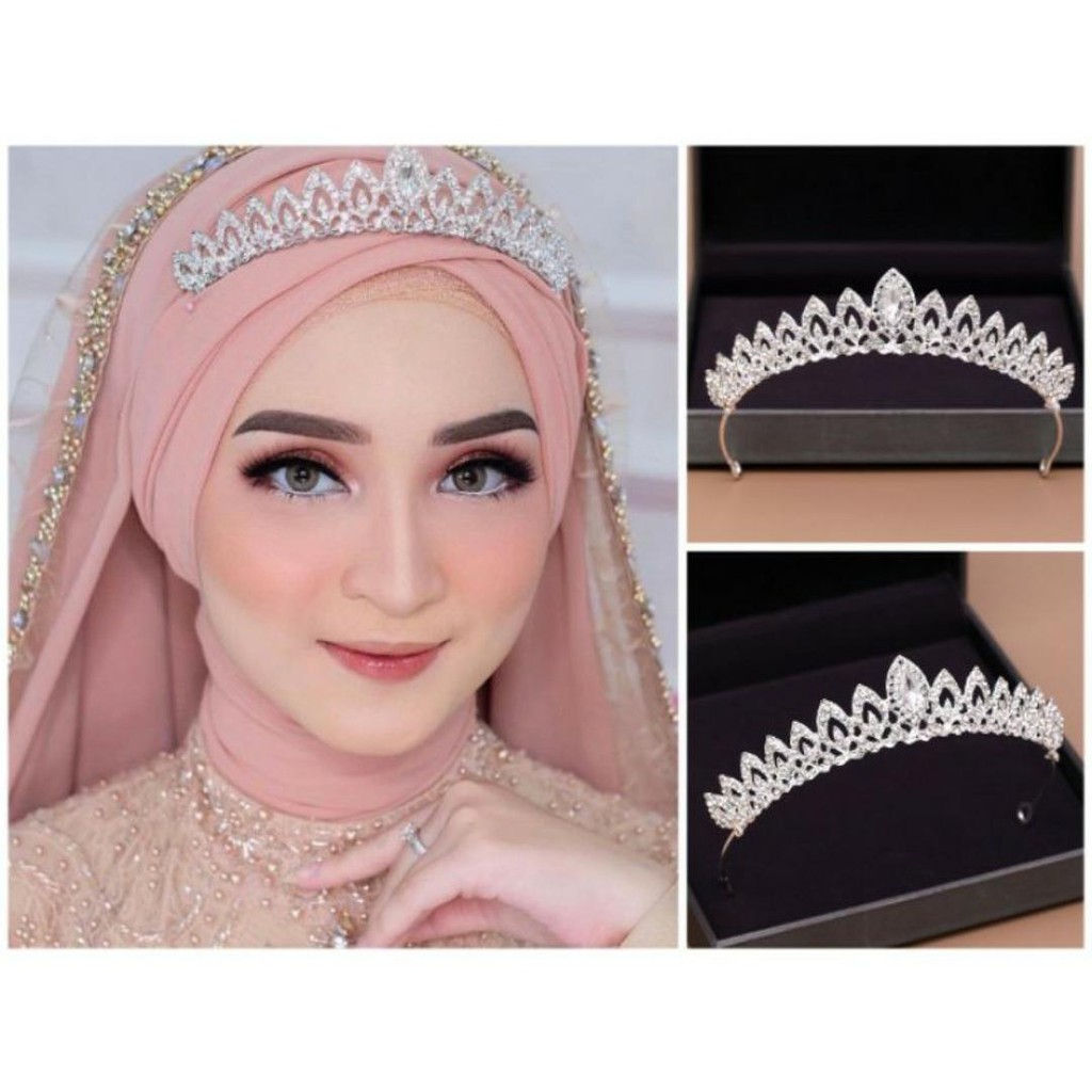 Merak Crown - Bridal Crown Simple Elegan - Mahkota Pengantin