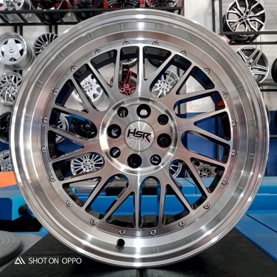 Velg Mobil HSR PADDOCK JD3042 Ring 17 Pelek Racing Jazz Yaris Mobilio Lebar Celong