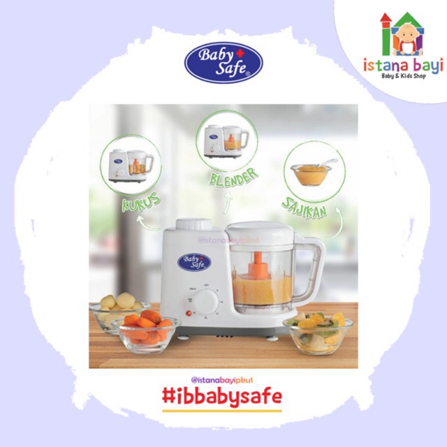 Baby Safe Steam Blender Lb 003 - Blender makan anak