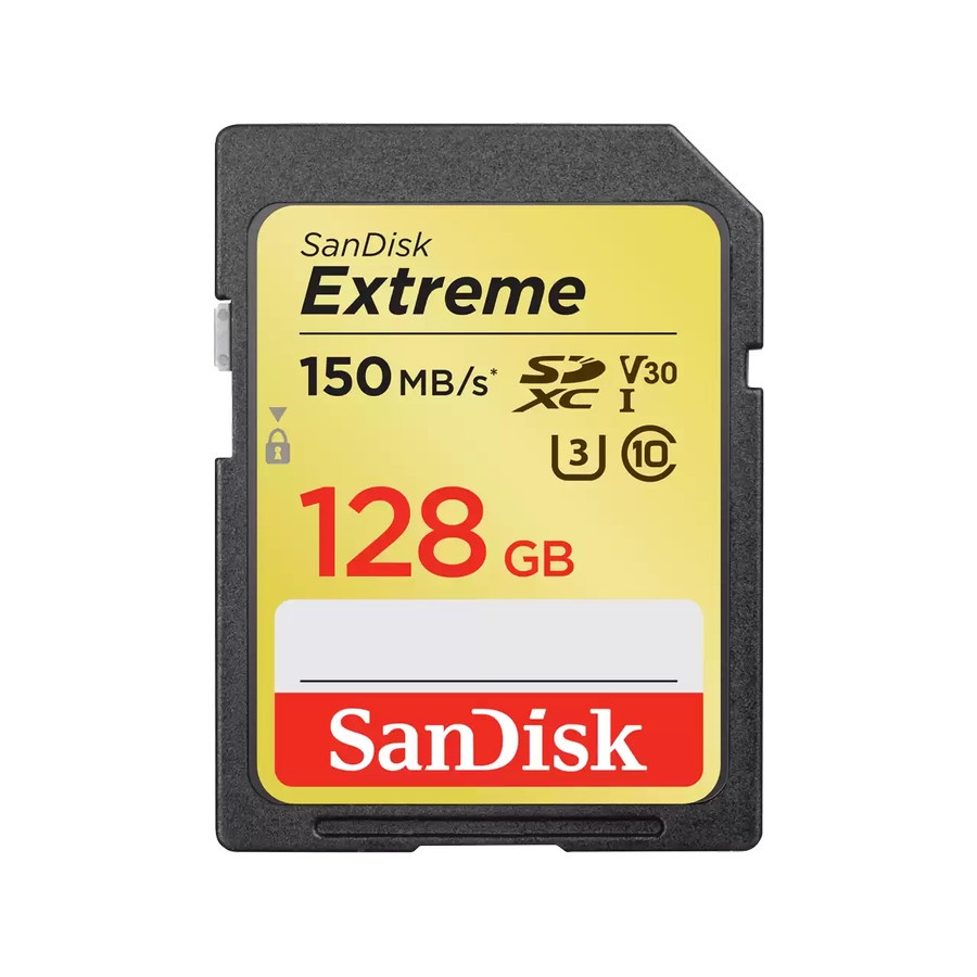 SD Card SanDisk Extreme SDXC 128GB 150MB/s - SDSDXV5-128G-GNCIN