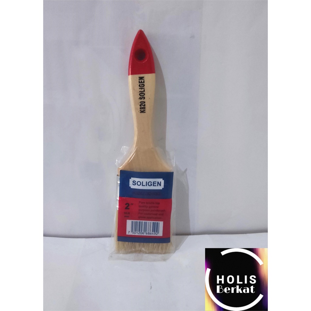 Koas / Kuas Cat / Paint Brush Ukuran 2&quot; inch K820 SOLIGEN