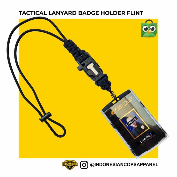 

ORDER-KIRIM Tactical Lanyard Badge Holder (Dilengkapi pematik api)