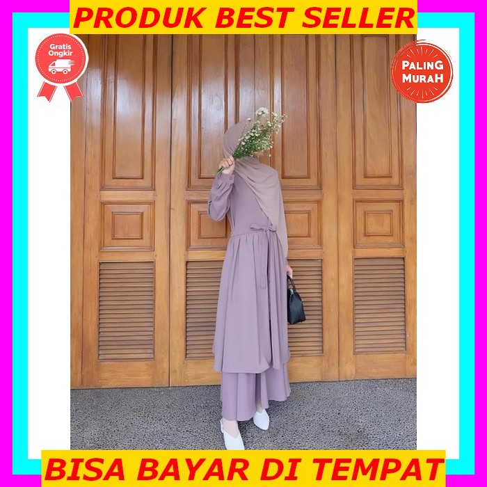 Gamis Remaja Terbaru 2021 Kekinian Untuk Kondangan Busana Muslim Baju Dress Gamis Syari Wanita Lebar