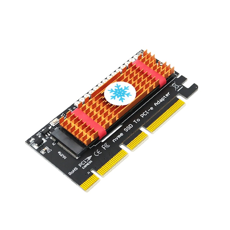 Btsg NVME Untuk M.2 Ke PCIE X4 Solid State Expansion Add Card Untuk 2242-2280 Untuk w/Panas