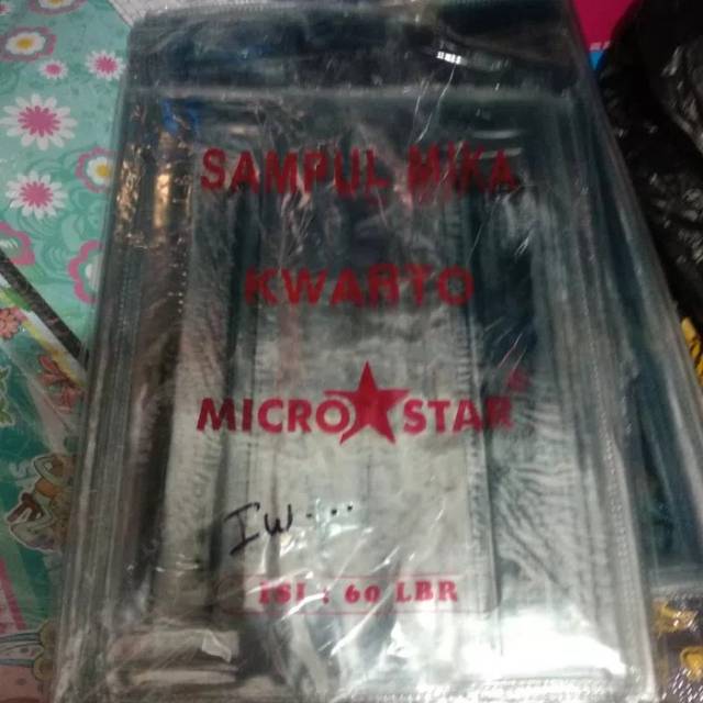 

Sampul Buku Plastik mika Kuarto/kwarto (10 Pc)