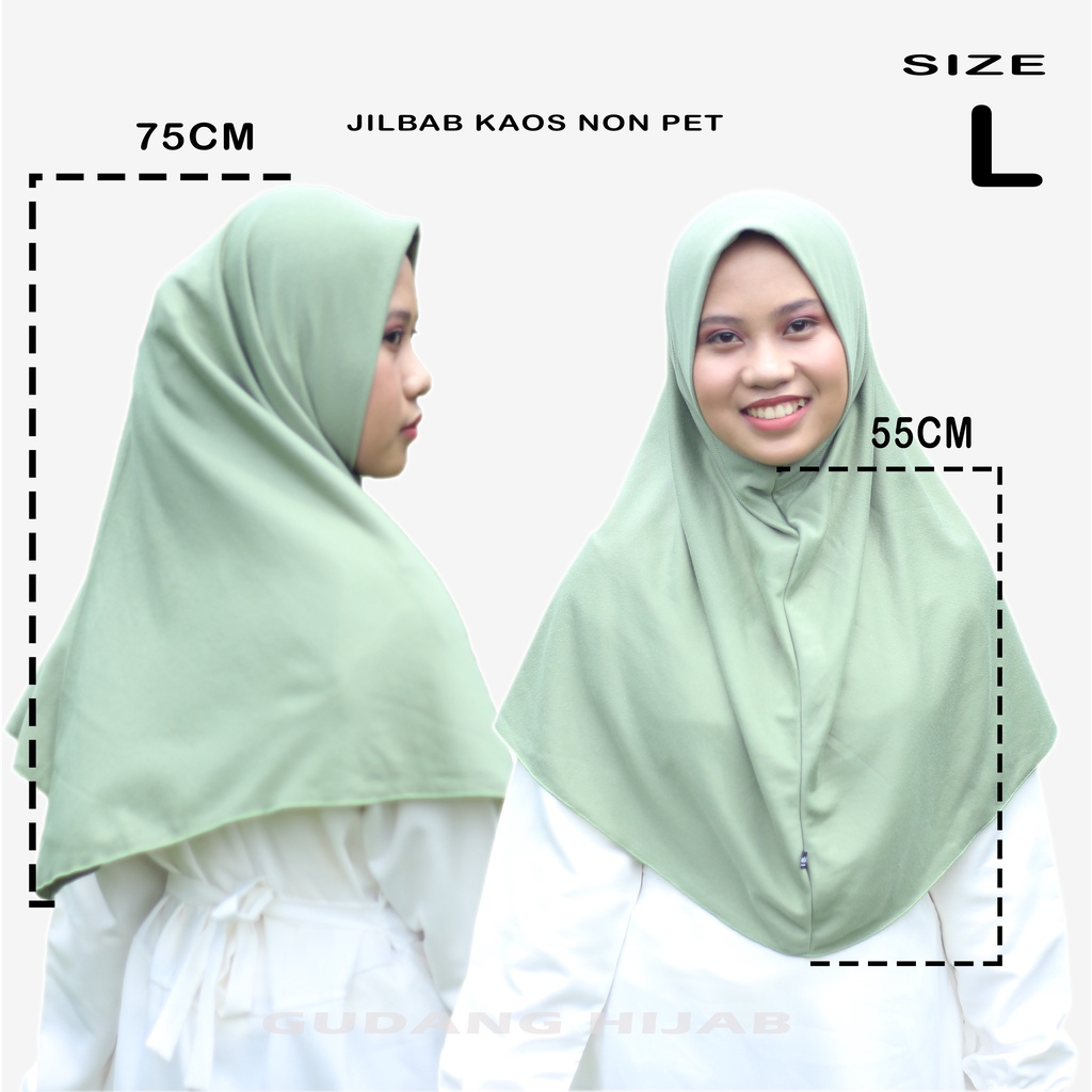 Jilbab Model Nazwa  Najwa Ukuran XL  L  M  hijab non pet dewasa dan remaja ORIGINAL  jilbab slem simple santai di rumah