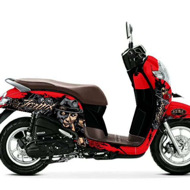 Sticker decal honda scoopy new jerinx