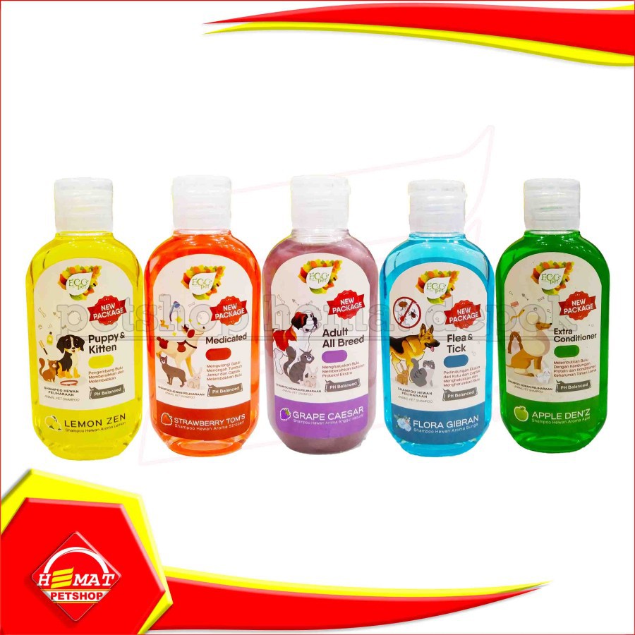 Shampo Kucing dan Anjing kelinci Eco Pets 240 ml shampoo ecopet 240ml