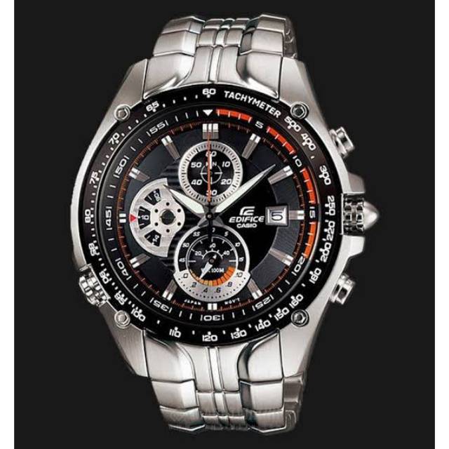 Jam Tangan Casio Edifice EF-543D-1A EF543 Silver