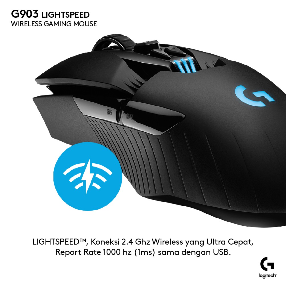 Amazon Com Logitech G502 Lightspeed Wireless Gaming Mouse With Hero 25k Sensor Powerplay Compatible Tunable Weights And Lightsync Rgb Black Computers Accessories
