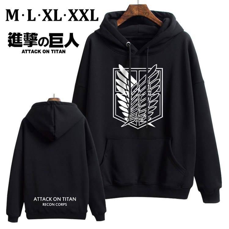 Sweater AOT Survey Corps Logo White