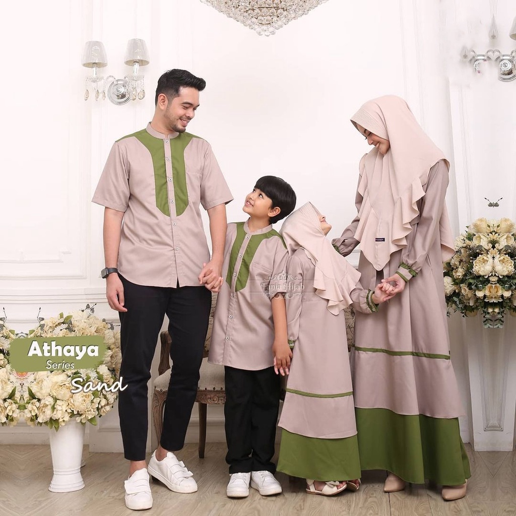 Elkhadija Sarimbit Keluarga Terbaru 2022 Sarimbit Couple Fashion Muslim Baju Lebaran Couple Keluarga