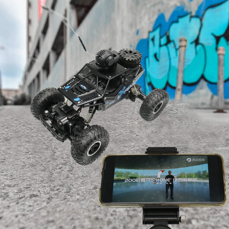 HD Aerial Cross-country Climbing RC Car with 720P Wifi Camera and Real-Time Video Camera Functions